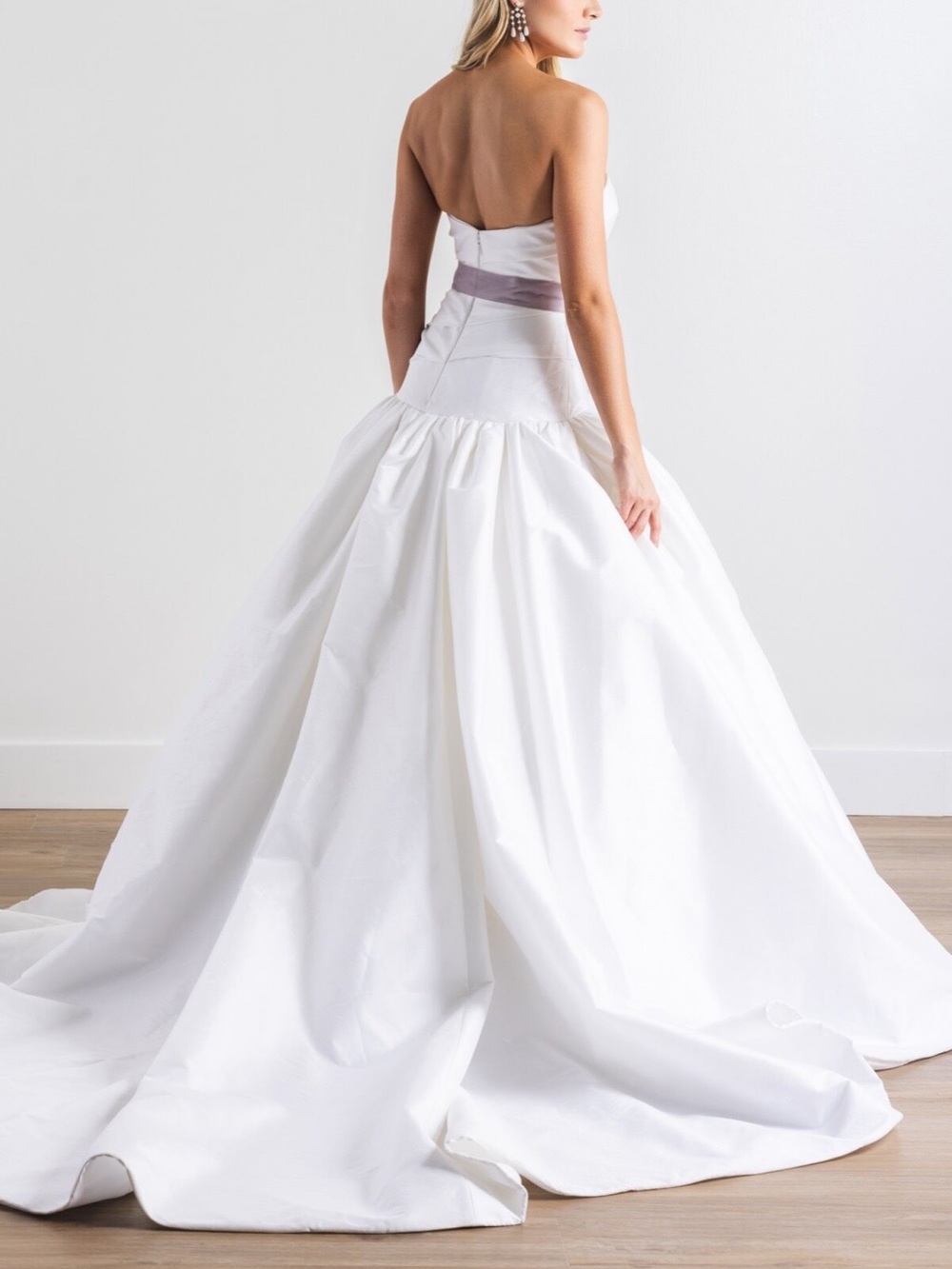 Watters Parvati Drop Waist Gown - Picture 2 of 11